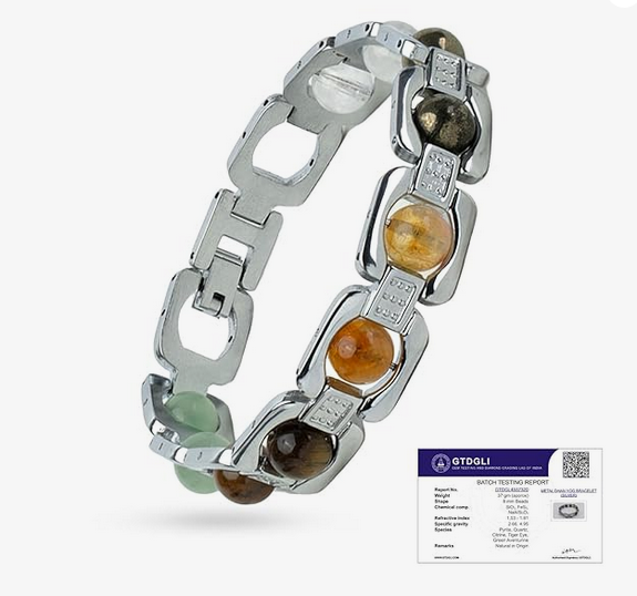 Metal Dhan Yog Bracelet - Silver
