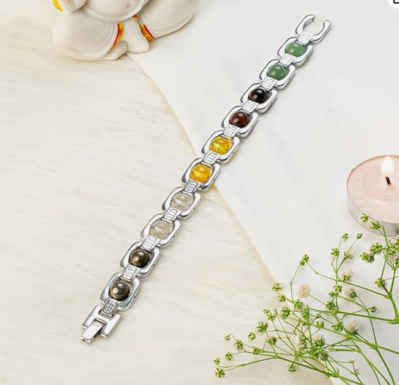 Metal Dhan Yog Bracelet - Silver