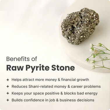 Raw Pyrite Stone 80 - 100 Gram