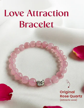 Love Attraction Bracelet (Original Rose Quartz)