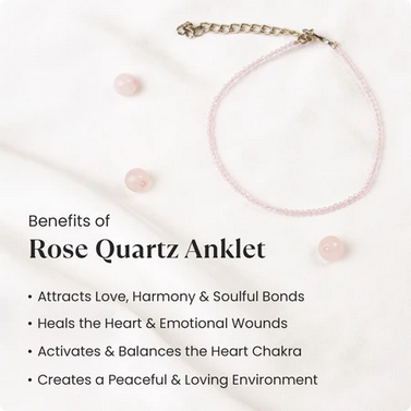 Rose Quartz Anklet