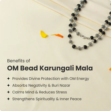 OM Bead Karungali Mala