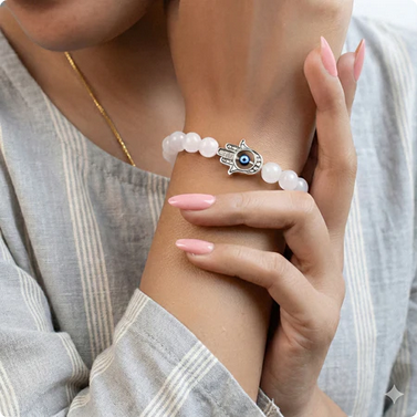 Love Attraction with Evil Eye Hamsa Bracelet