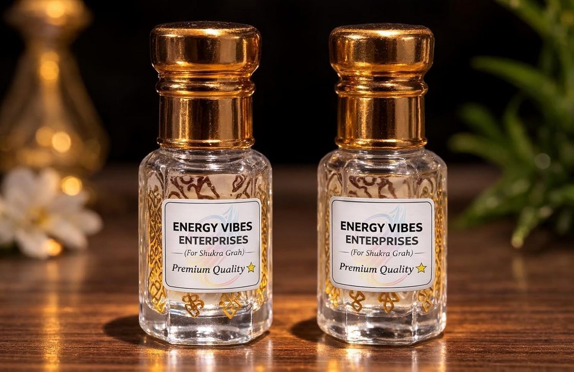 Attar For Shukra Grah (Venus) For Good Health And Wealth 6ml x 2 Bottles For Money Flow