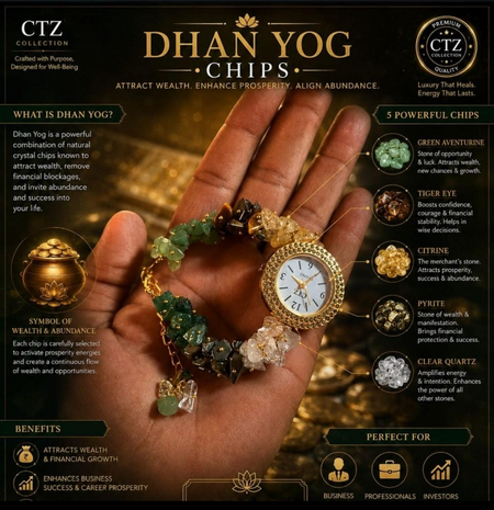 Dhanyog Chips Bracelet Watch