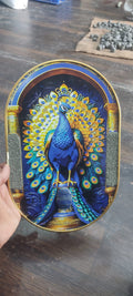 Peacock Money Pyrite Frame