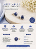 Lapis Lazuli Stud Earrings
